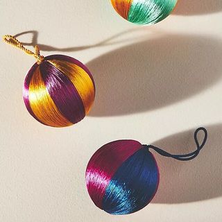 Striped Ball Ornament