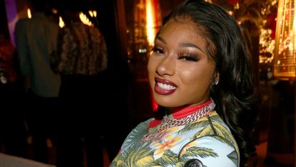 west hollywood, california december 07 megan thee stallion arrives at the 2019 varietys hitmakers brunch at soho house on december 07, 2019 in west hollywood, california photo by steve granitzwireimage