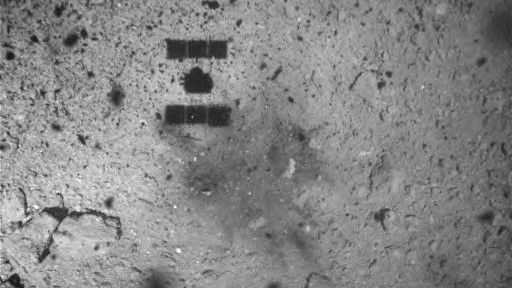 Japan Blasted a Crater on Asteroid Ryugu and Here's the Photo Proof