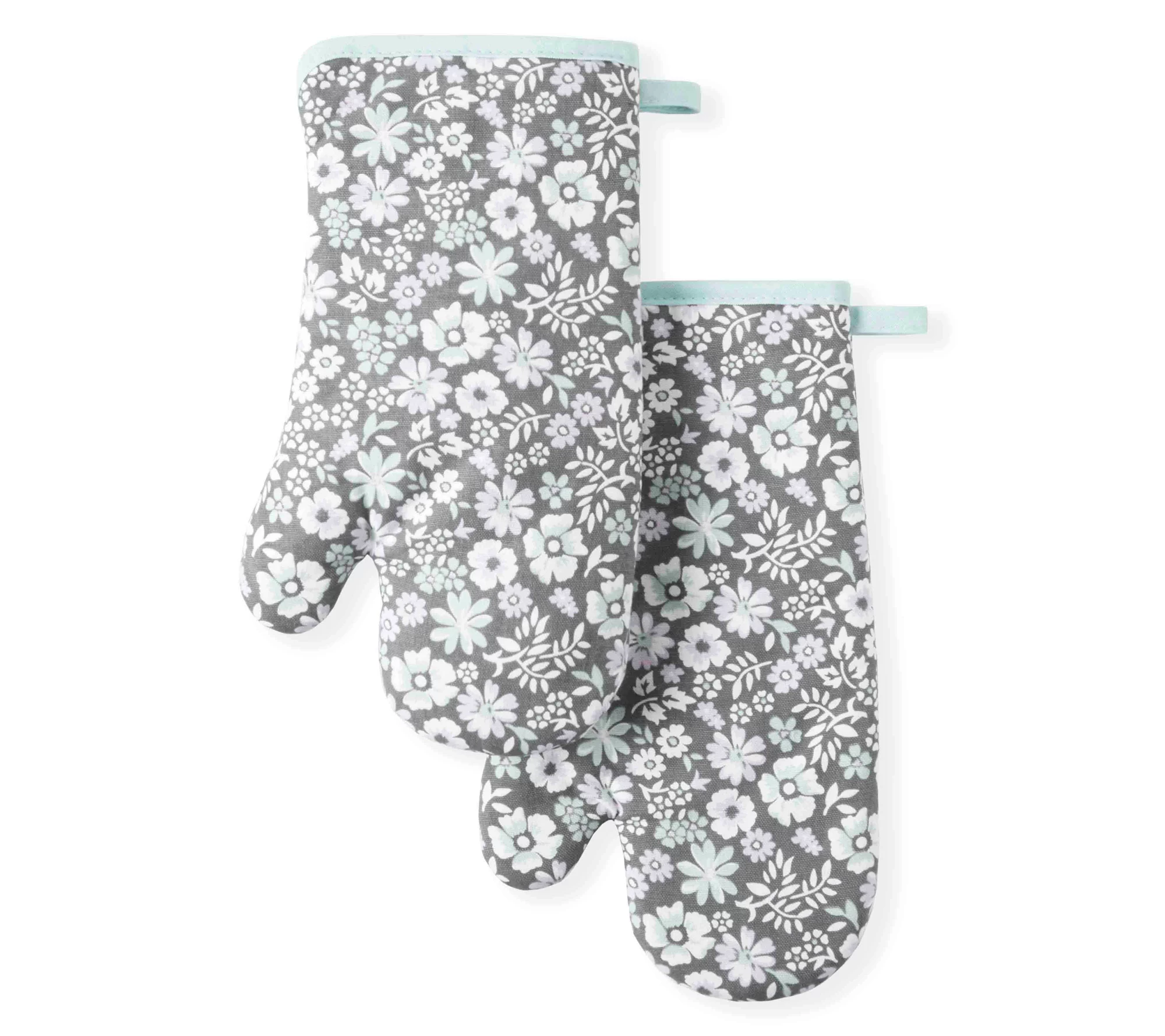 Martha Stewart Ditsy Floral Oven Mitt 2-Pack Set