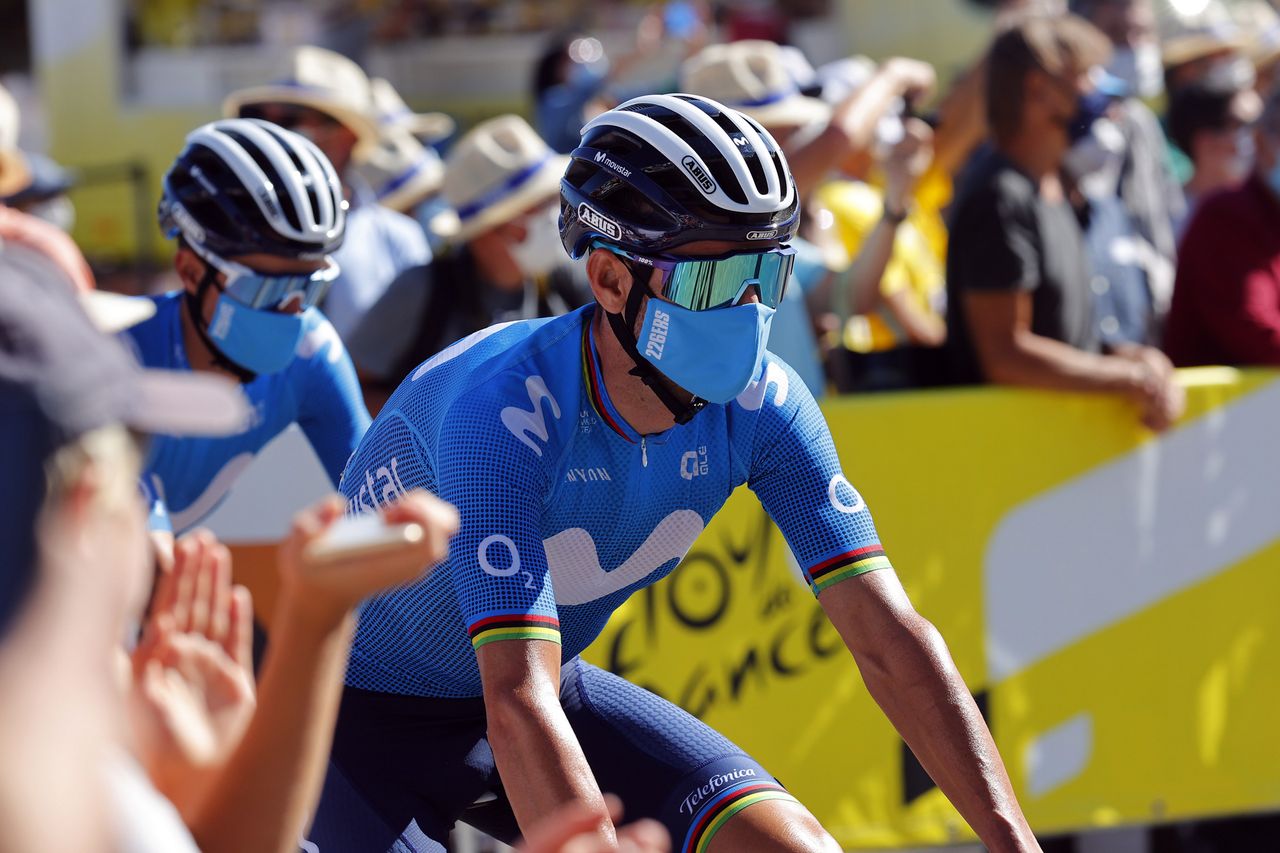 Tour de France 2020 107th Edition 5th stage Le Teil Mont Aigoual 191 km 03092020 Alejandro Valverde ESP Movistar Team photo Luca BettiniBettiniPhoto2020