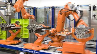 Robots already rule manufacturing (Image Credit: Thyssenkrupp)