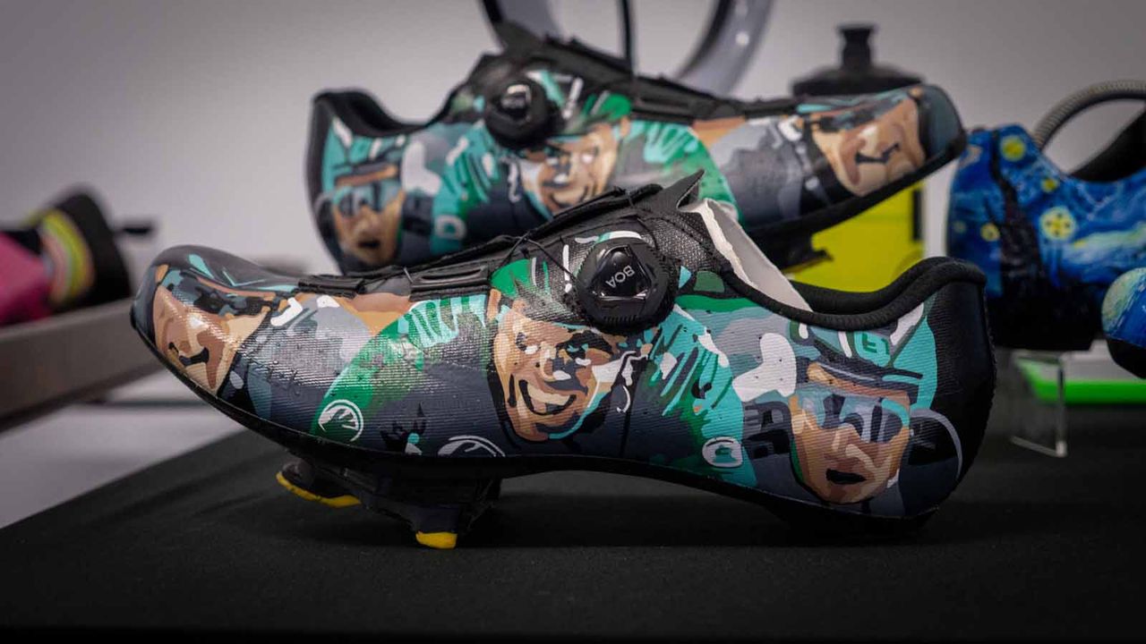 cool painted shoes from Rouleur Live