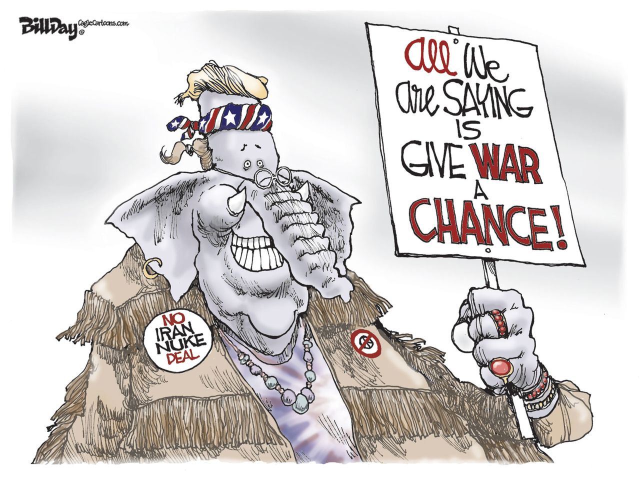 Political cartoon World GOP Iran Nuclear Deal