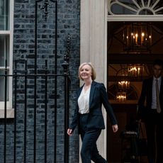 Prime Minister Liz Truss leaving 10 Downing Street