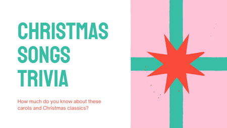 Christmas song trivia logo