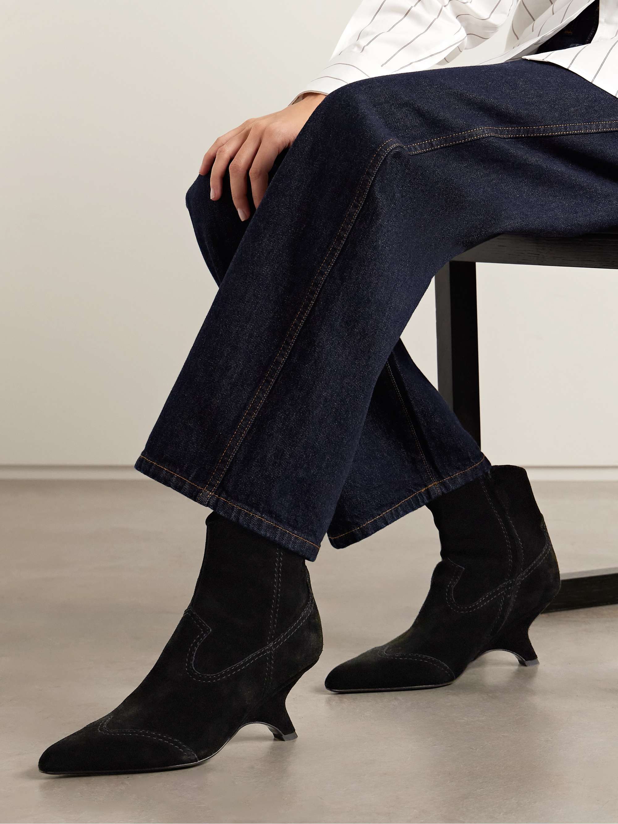 Shadow Suede Ankle Boots