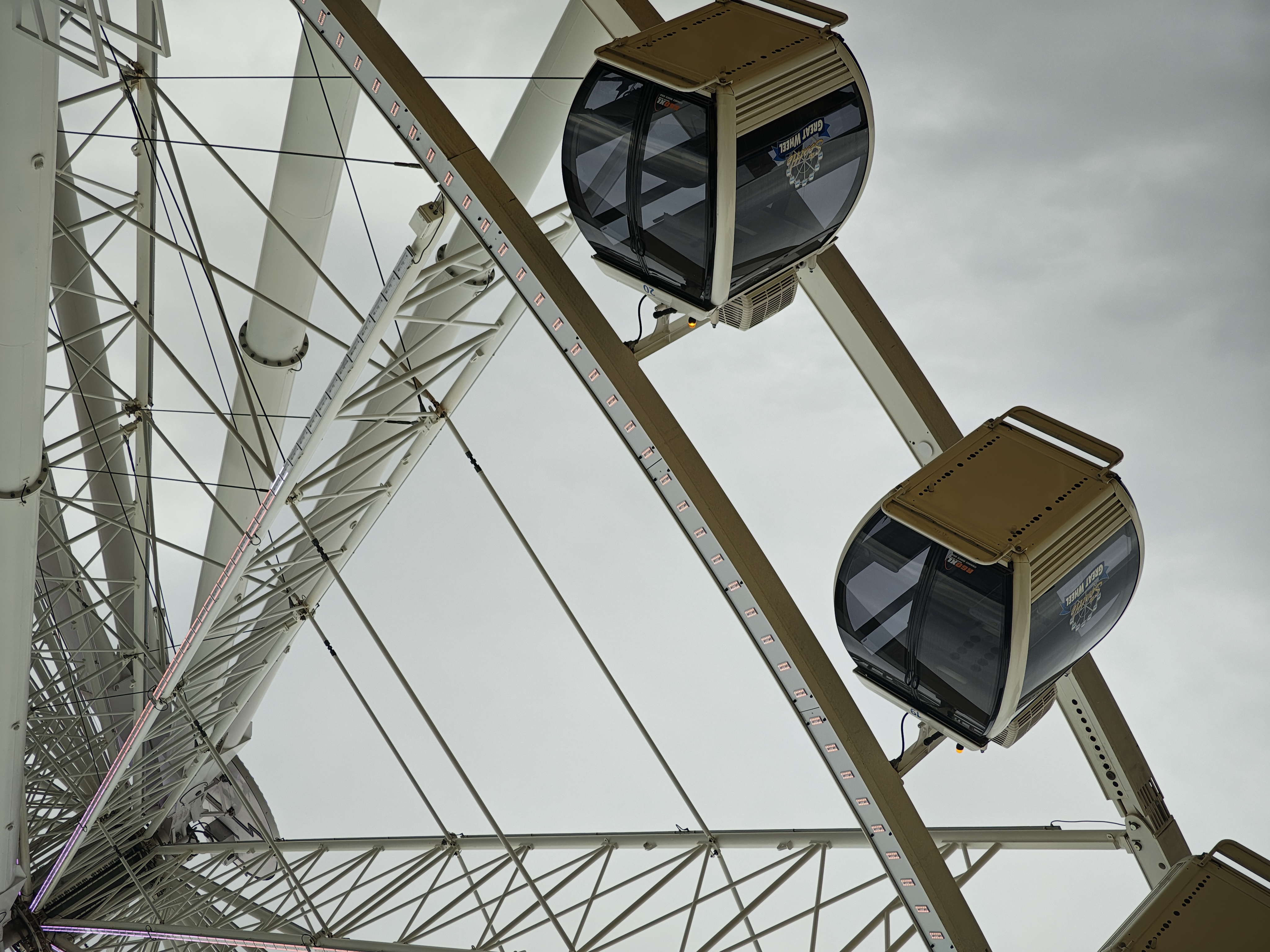 Ferris wheel gondolas