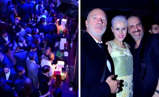 Around 500 guests attended the Lock In party in Milan.
