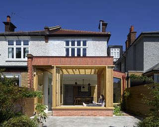 small modern extension