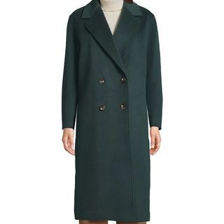 Lands' End Brushed Wool Coat