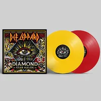 Def Leppard: Diamond Star Halos: Yellow &amp; red vinyl