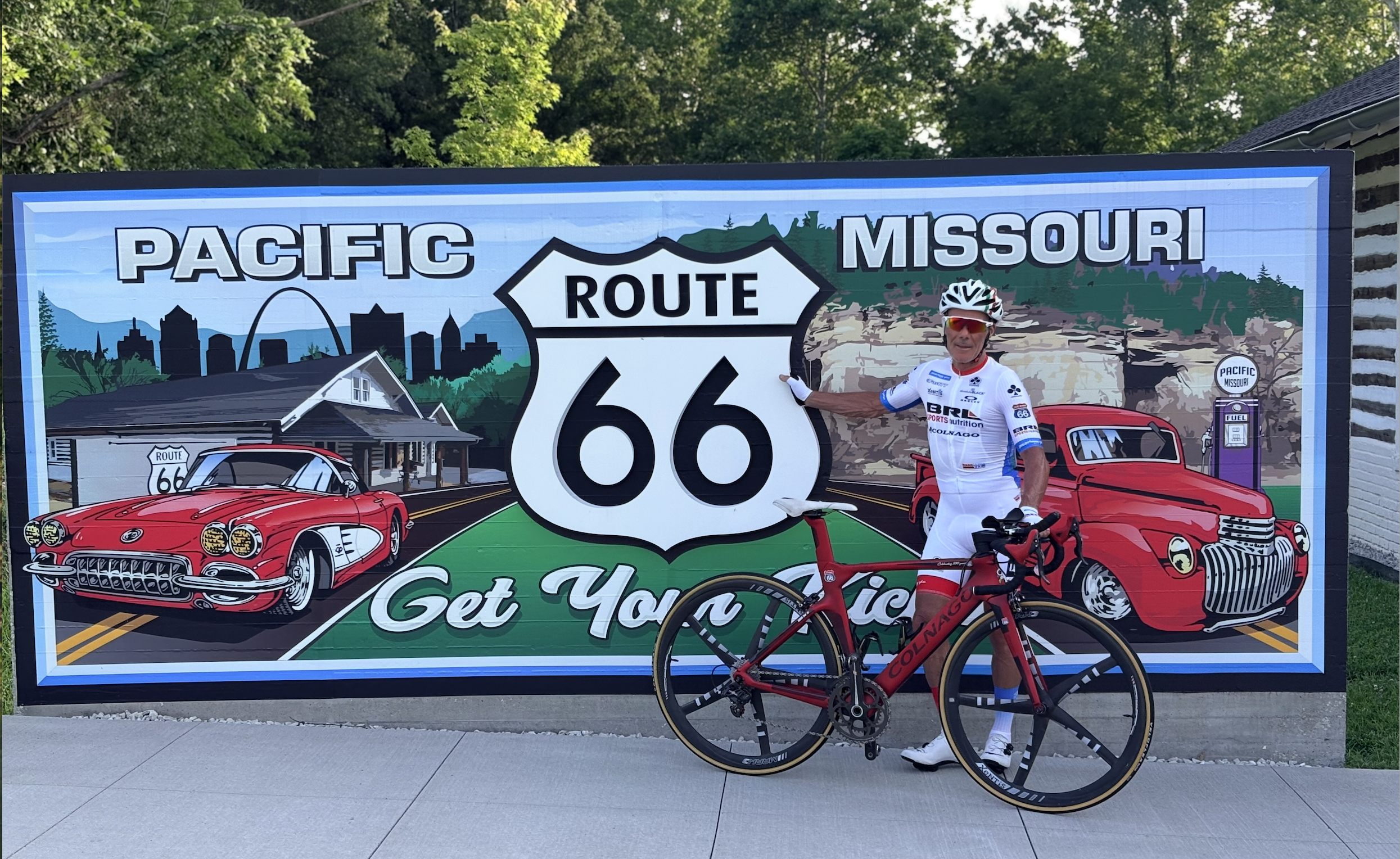 Joe Barr takes a pause on his Route 66 record attempt
