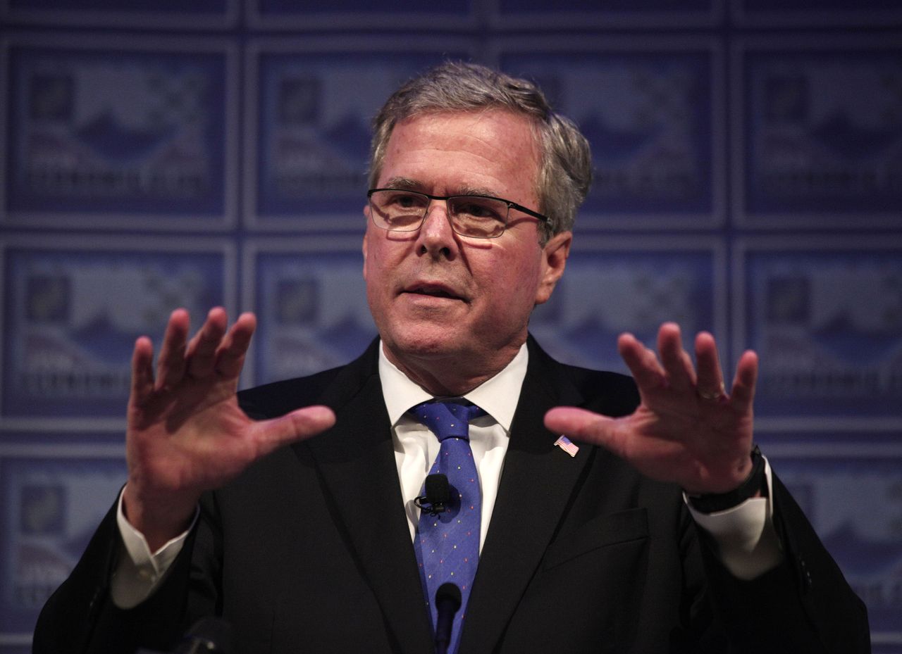 Jeb Bush says that on foreign policy, &amp;quot;I am my own man&amp;quot;