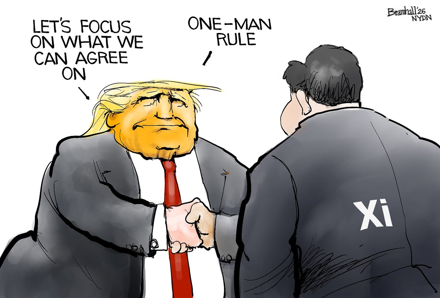 Political cartoon