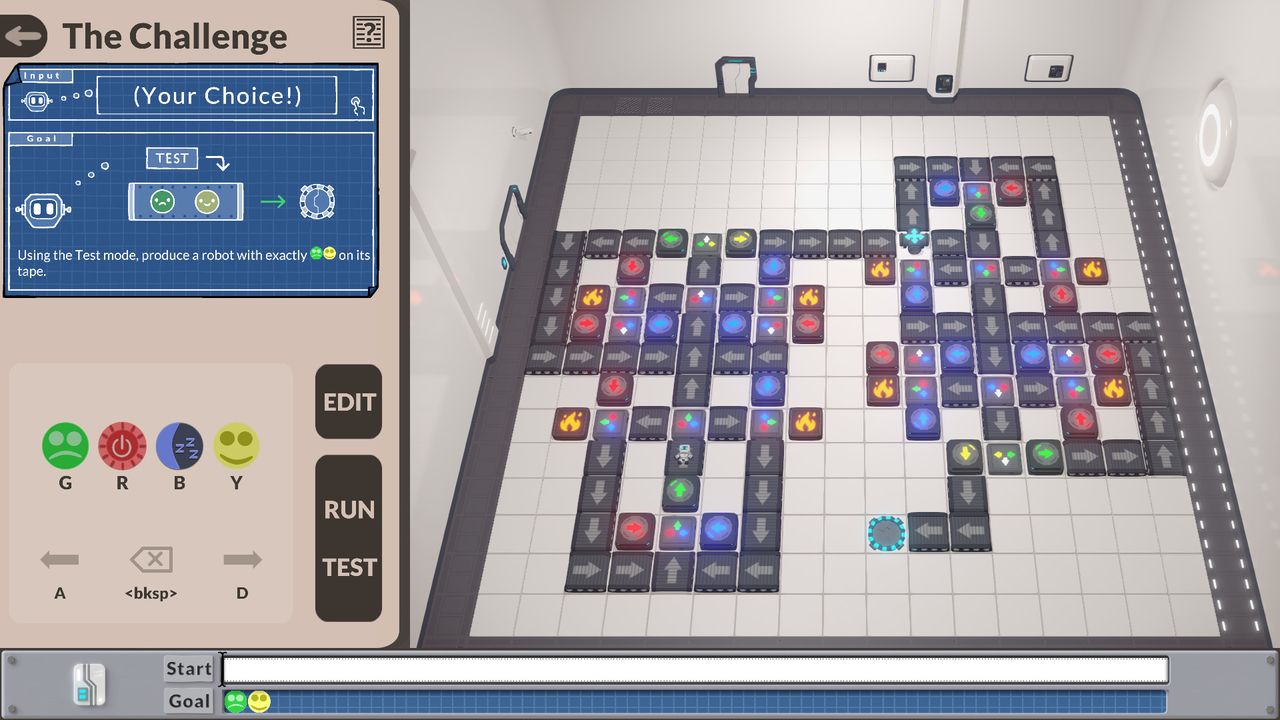 Robot-making factory puzzle game Manufactoria 2022.