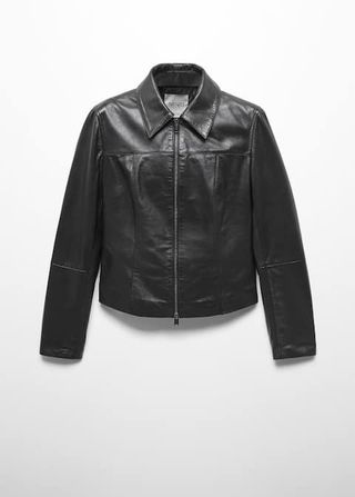 leather '90s jacket