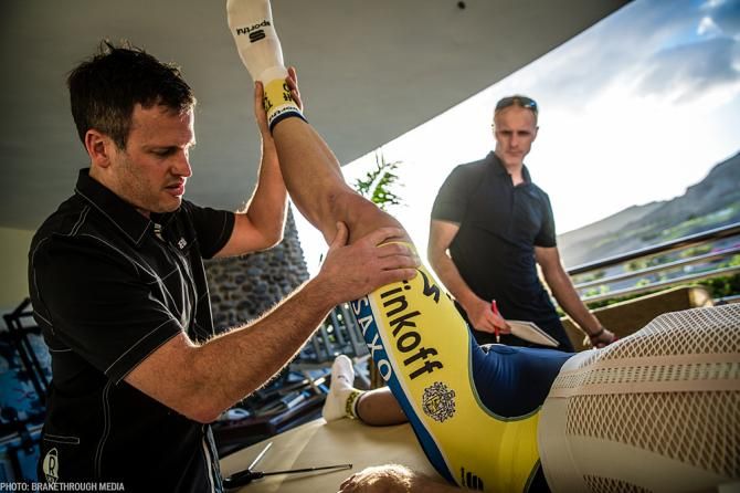 Tinkoff-Saxo gets Specialized Body Geometry Fit