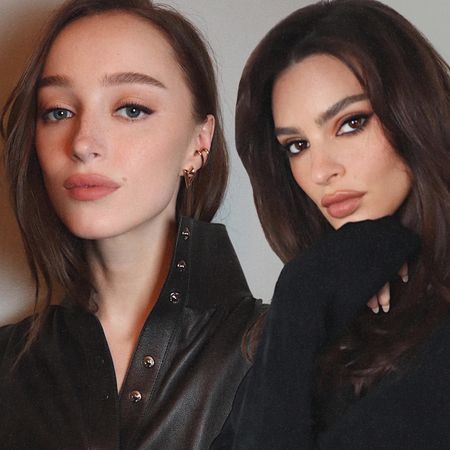 Phoebe Dynevor, EmRata, and TyLynn Nguyen wearing fall makeup trends