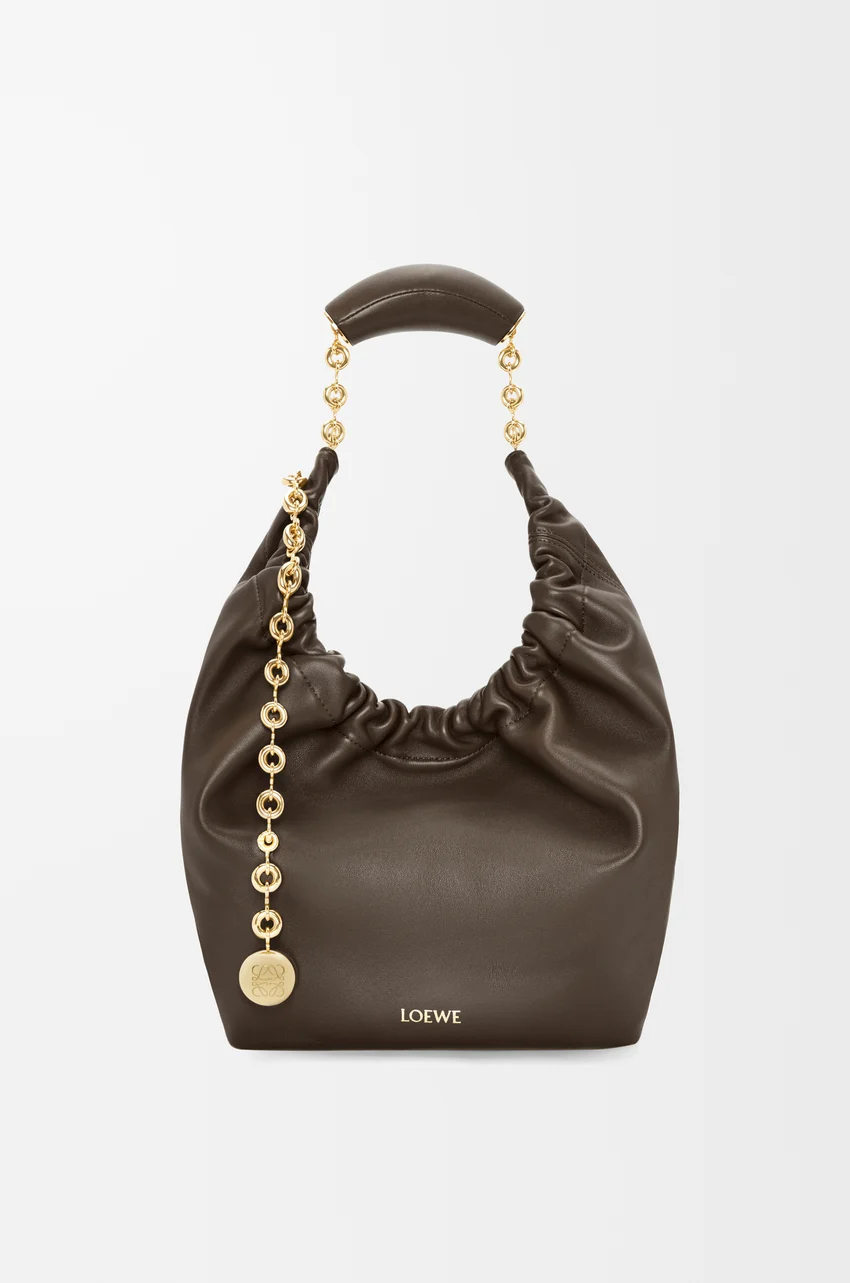 Loewe, Medium Squeeze Bag in Mellow Nappa Lambskin