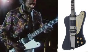Chuck Berry and a 1964 Gibson Firebird