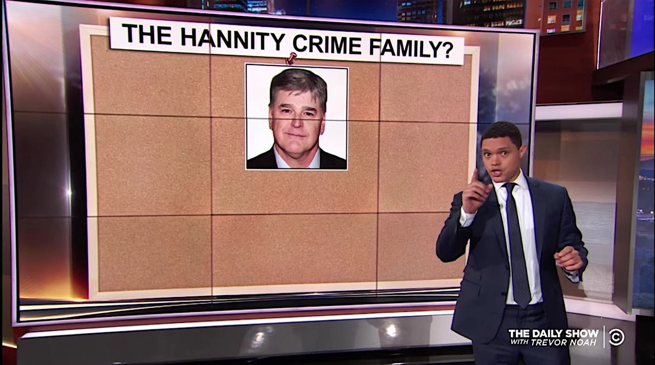 Trevor Noah blows open Sean Hannity-Michael Cohen