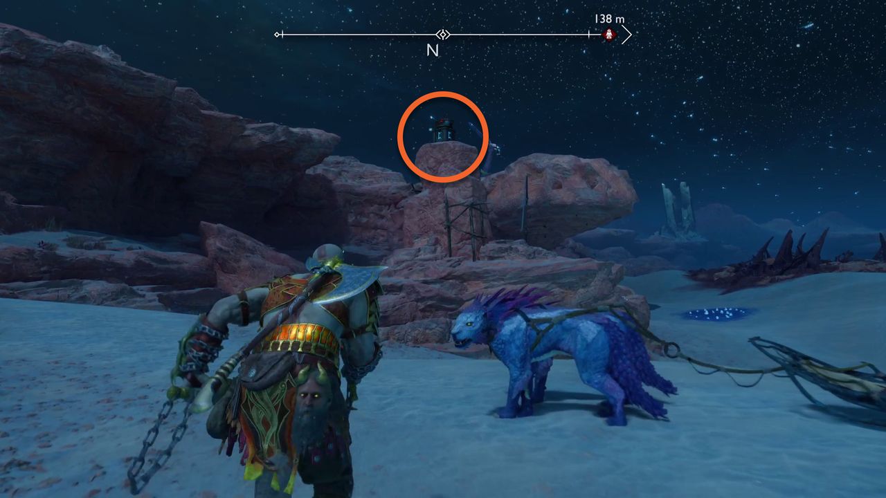 God of War Ragnarok runic Nornir chests in Alfheim