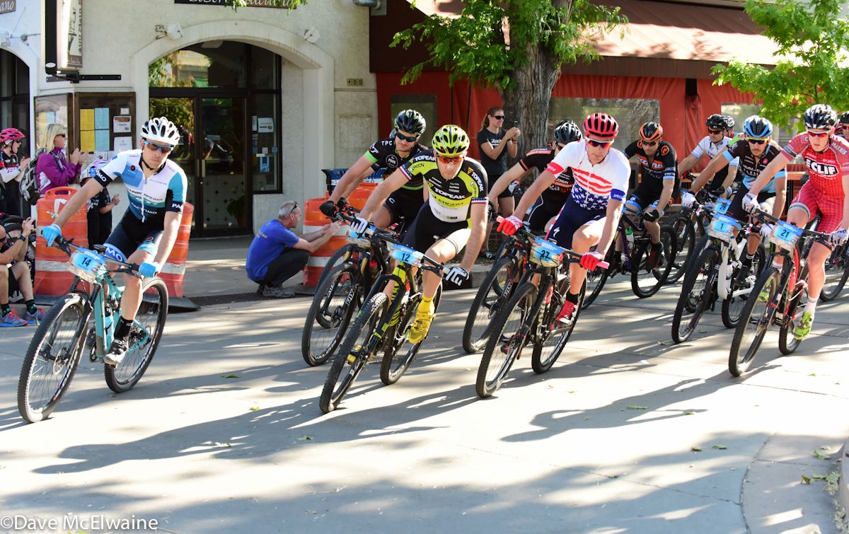 The Pro Men head out on a neutral start