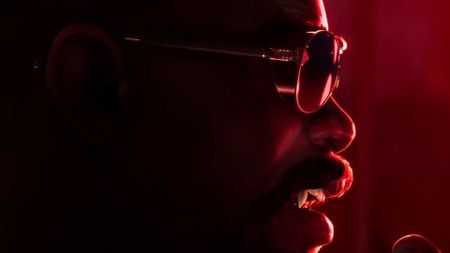Marvel's Blade with fangs exposed