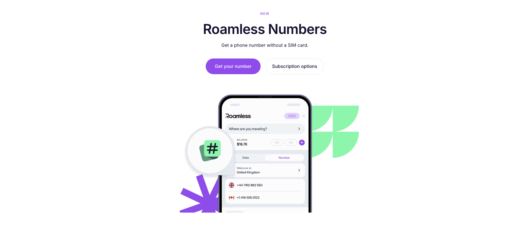 roamless numbers