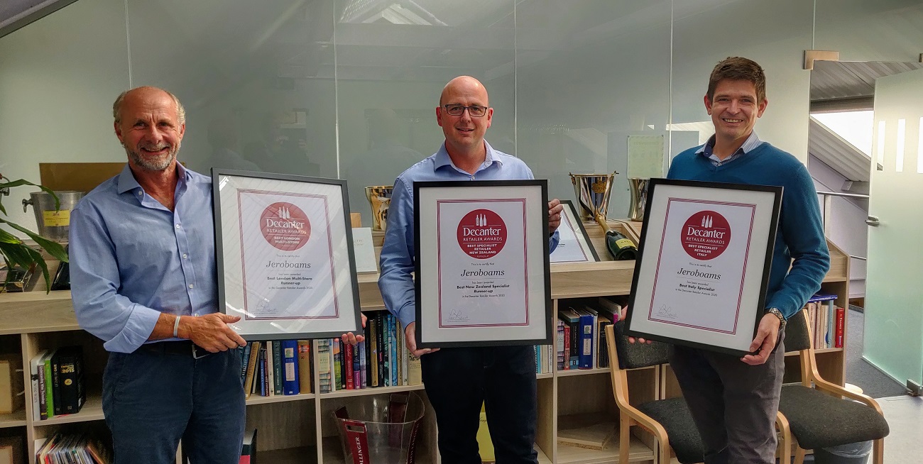 Italy Specialist of the Year, New Zealand Specialist of the Year Runner-up and London Multi-Store Runner-up: Jeroboams