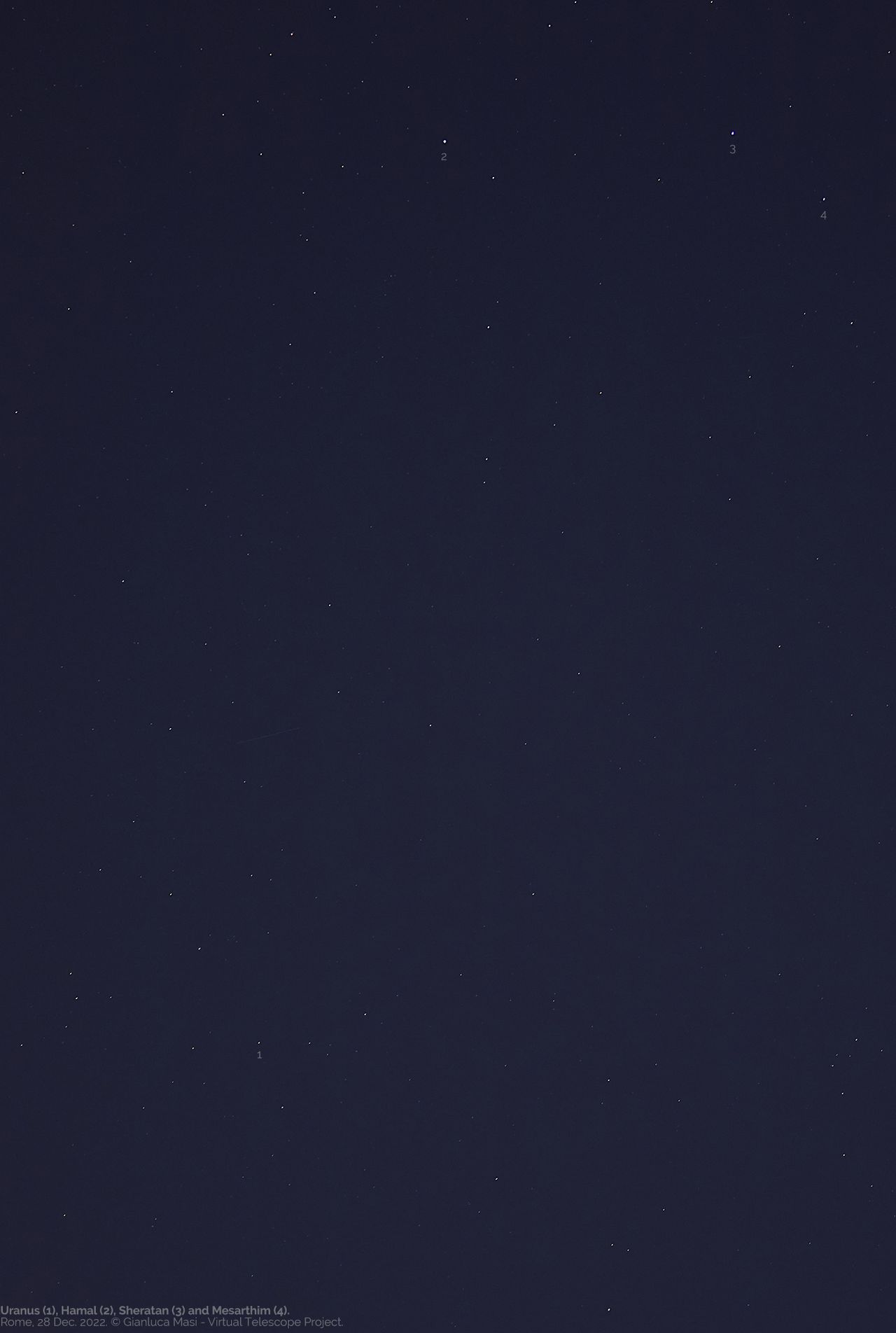 virtual telescope project images of planets and stars in december 2022