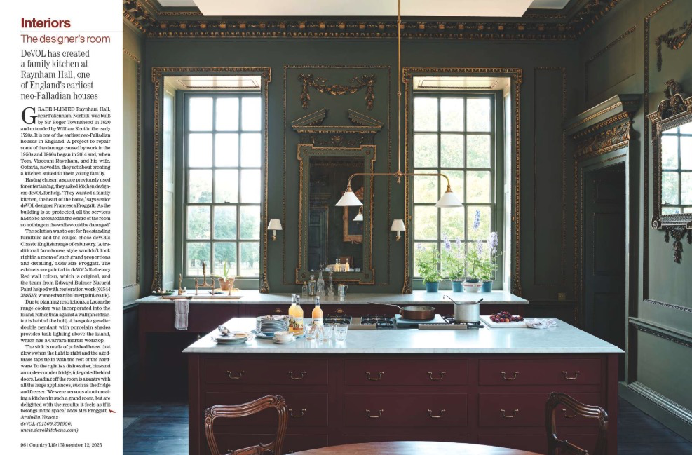 Spreads from Country Life 12 November 2025