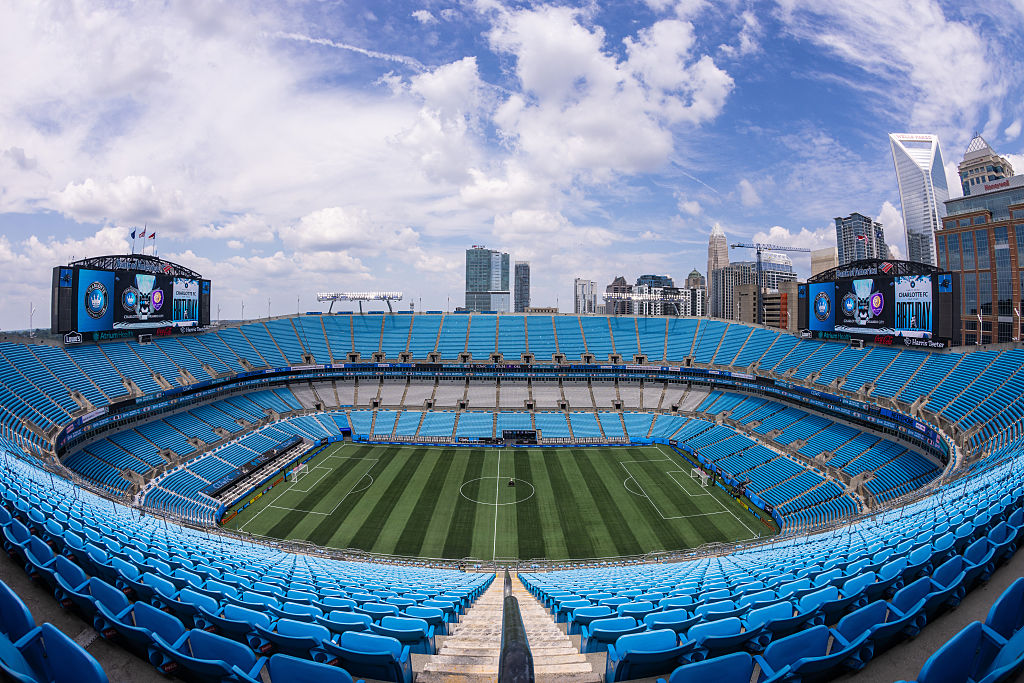 A general view prior to the MLS match between Charlotte FC and Orlando City at Bank of America Stadium on July 05, 2025 in Charlotte, North Carolina