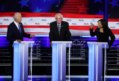 Biden, Sanders, Harris at the debate