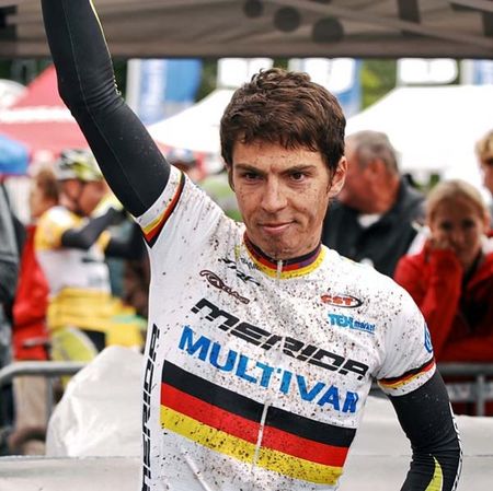 Jochen K&auml;ss after stage 3 of the Trans Germany