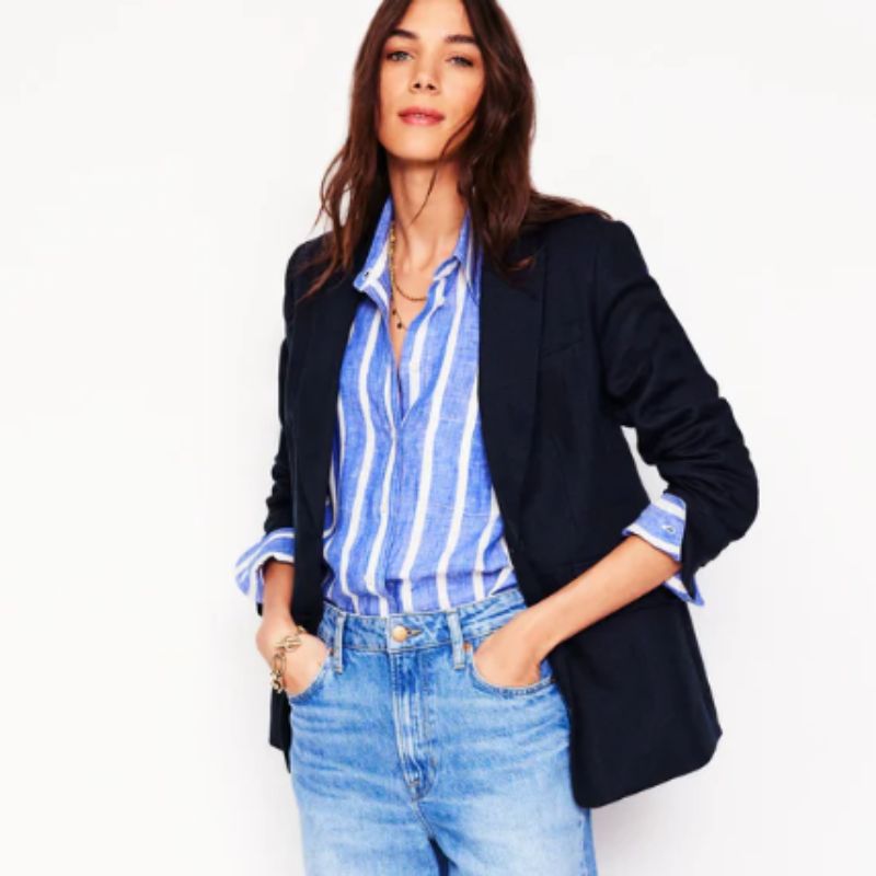 navy blazer