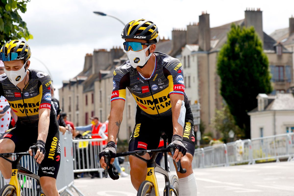 Tour de France 2021 108th Edition 4th stage Redon Fougeres 1504 km 29062021 Primoz Roglic SLO Jumbo Visma photo Luca BettiniBettiniPhoto2021