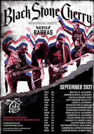 Black Stone Cherry tour poster
