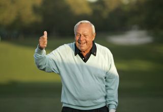 Arnold Palmer, one of the heroes of golf on-course reporter Su-Ann Heng