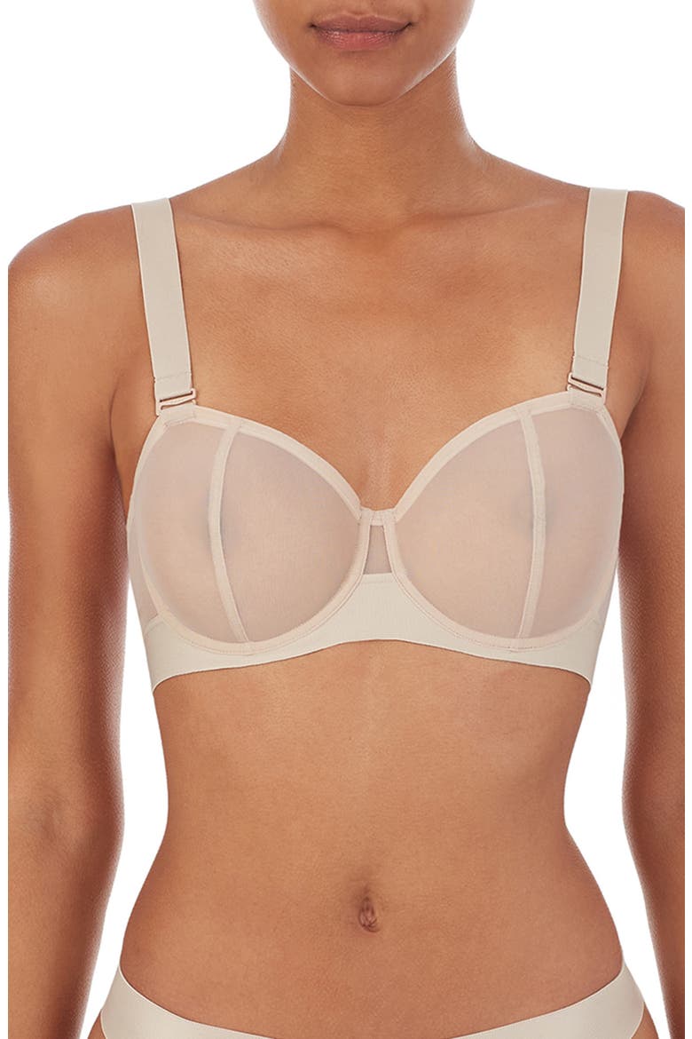 Sheers Strapless Underwire Bra
