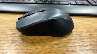 Trust Trezo Comfort Wireless Mouse on a wooden table