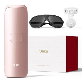 Ulike Laser Hair Removal for Women and Men, Air 3 Ipl Hair Removal With Sapphire Ice-Cooling System for Painless & Long-Lasting Result, Flat-Head Design for Body & Face Treatment At-Home, Pink