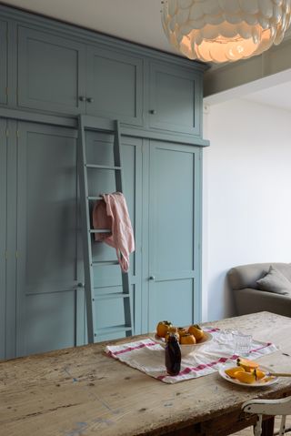 A kitchen ladder