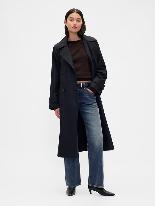 Mid Rise Rigid Relaxed Flare Jeans