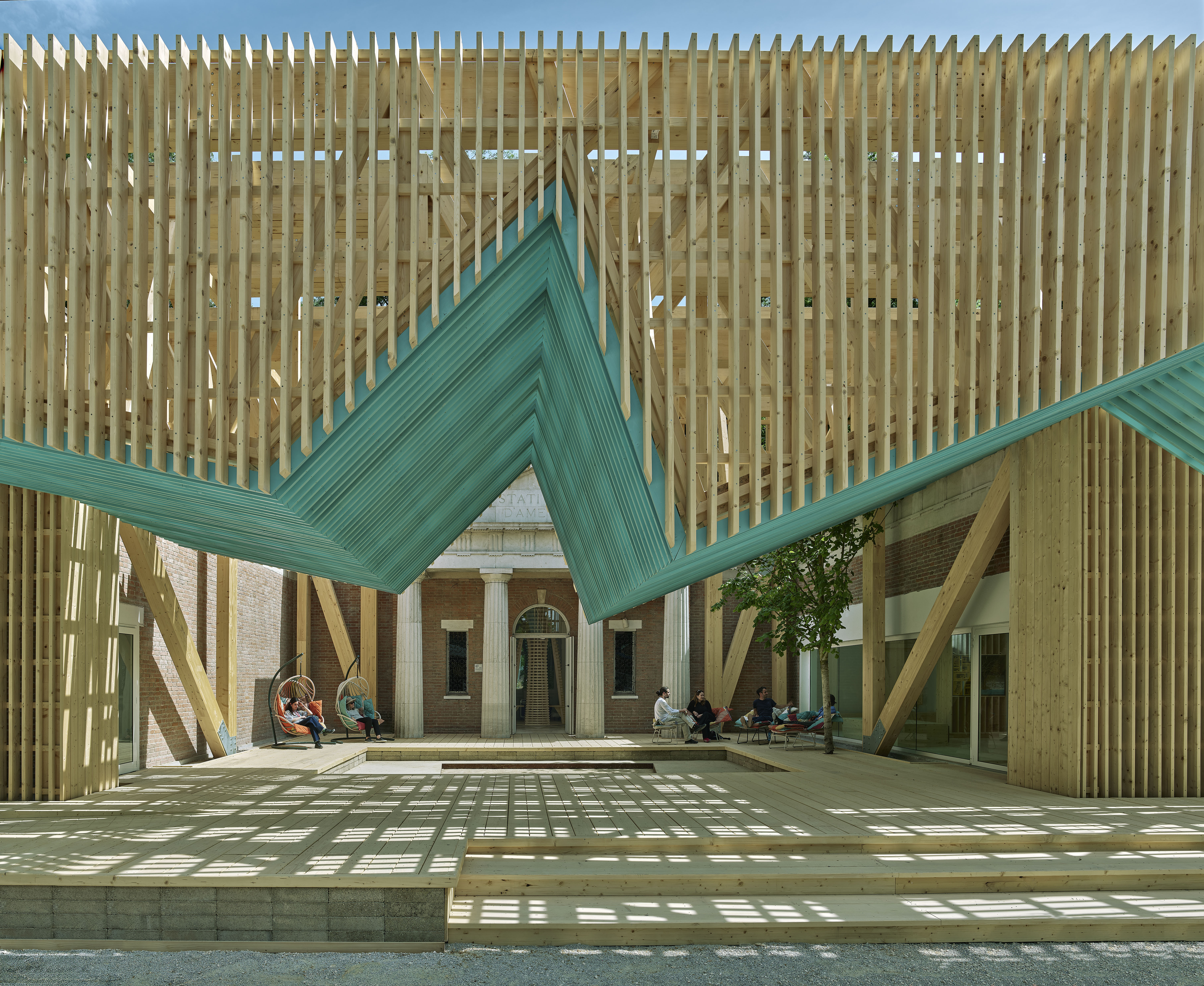 Venice Biennale US Pavilion Porch 2025