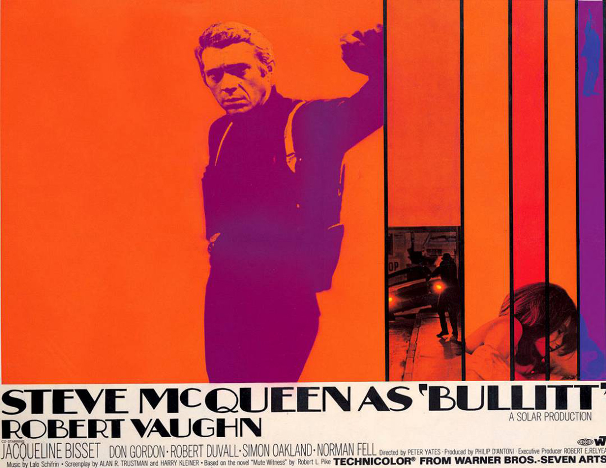 Steve Mcqueen Gun Movie Block Giant Wall Art Poster