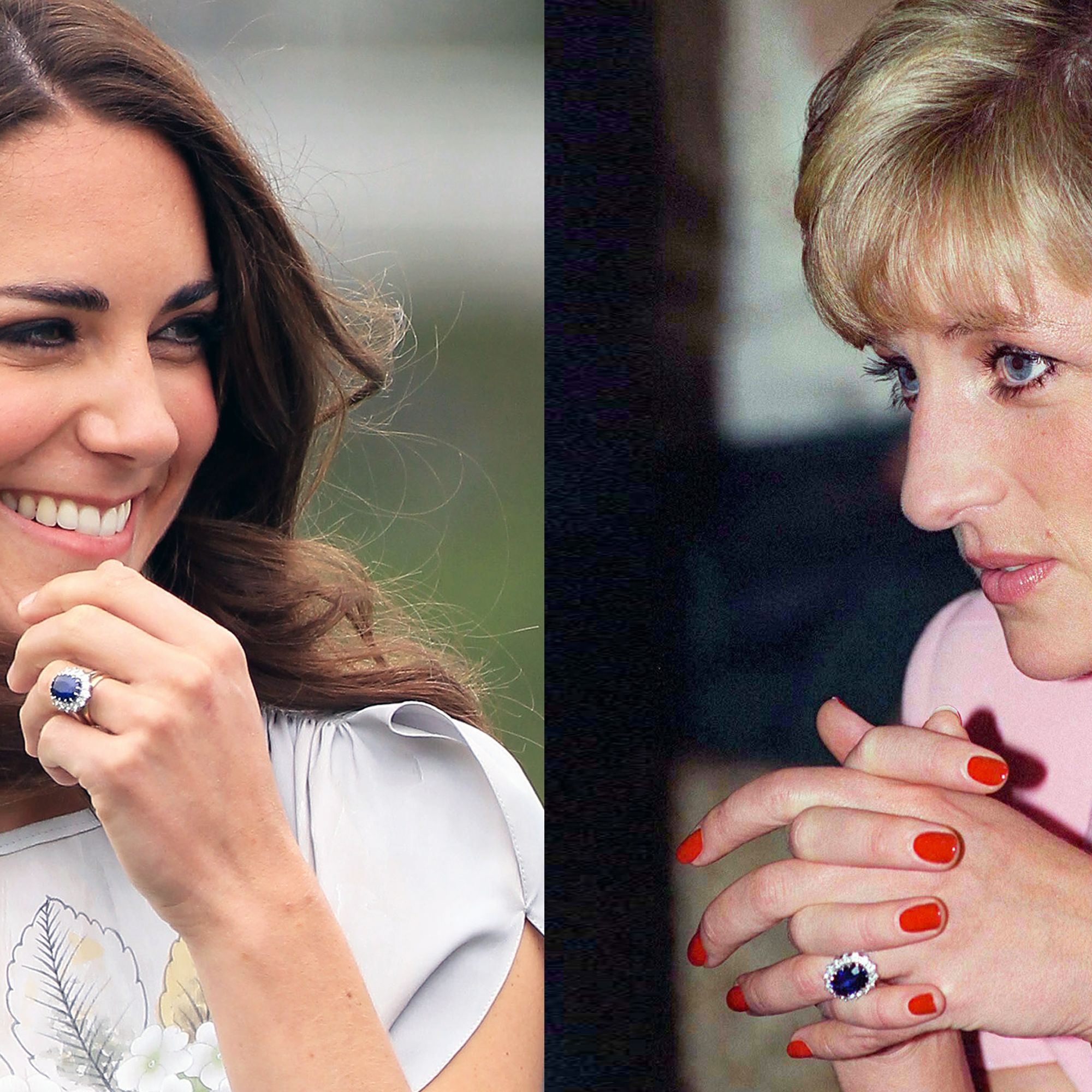 All the royal engagement rings from Kate MIddleton to Meghan Markle.