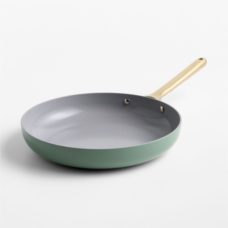 Caraway &amp;reg; Coastline Ceramic Nonstick 10.5" Fry Pan With Champagne Hardware