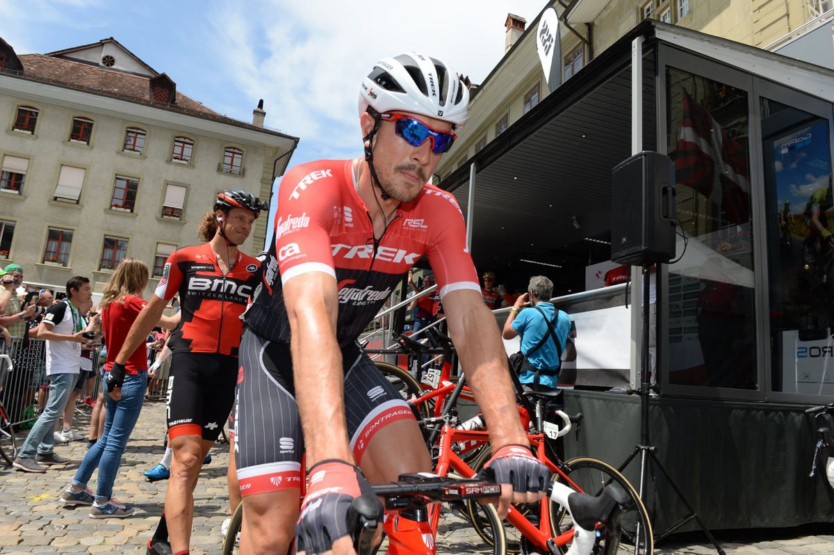 John Degenkolb (Trek-Segafredo) after signing on